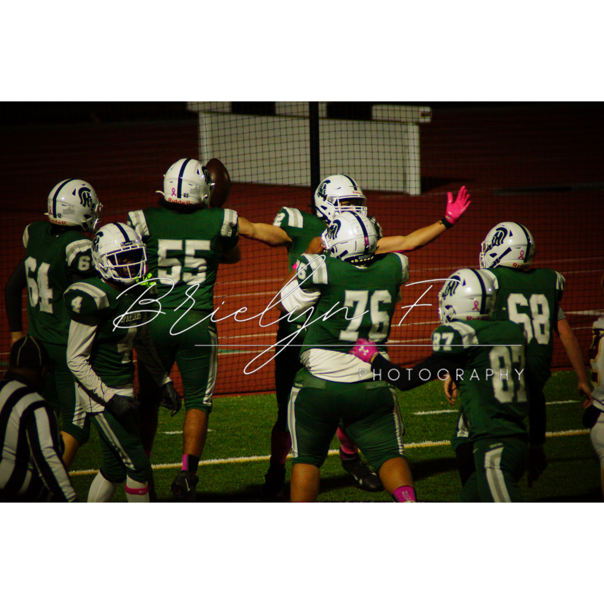 Football action photo